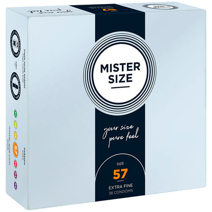 MISTER SIZE - CONDOM SIZE G 57 MM (36 UNITS)