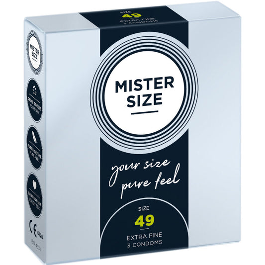 MISTER SIZE - CONDOM SIZE P 49 MM (3 UNITS)