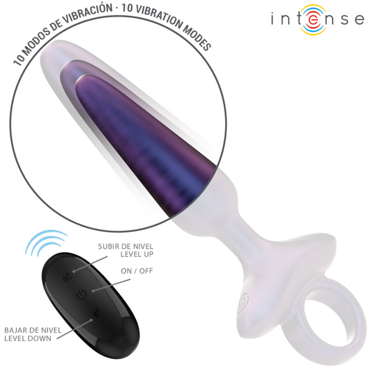 INTENSE - MARLON VIBRATOR ANAL PLUG MODEL 4 REMOTE CONTROL
