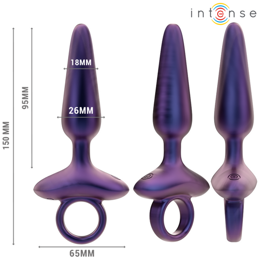 INTENSE - MARLON VIBRATOR ANAL PLUG MODEL 4 REMOTE CONTROL