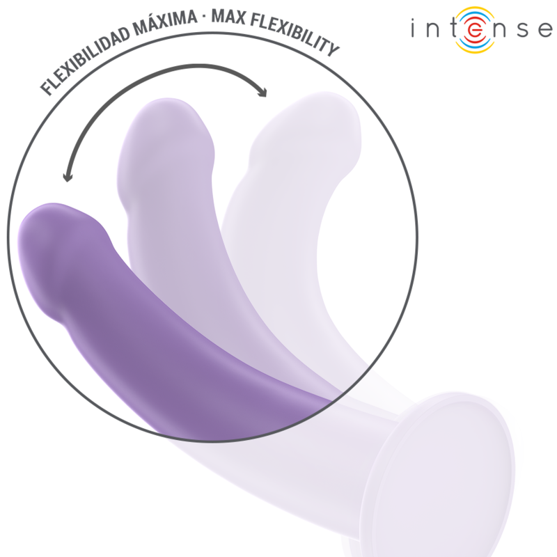 INTENSE - VIBRADOR EDDIE 17.5 CM 10 VIBRACIONES MORADO CONTROL REMOTO
