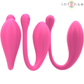 Intense - Janice Vibrador U Dupla Estimulação 10 Vibrações Rosa Controle Remoto