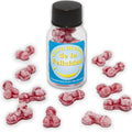 Diablo Picante - Pote Com 12 Doces De Morango/Cereja Em Formato De Pênis Feliz