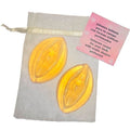 Diablo Picante - 2 Sabonetes Perfumados Em Formato De Vagina Amarelo