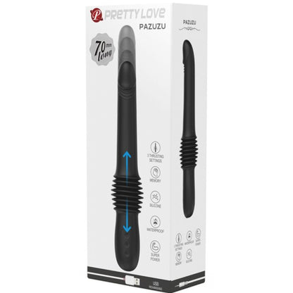 PRETTY LOVE - PAZUZU VIBRATOR 3 IMPULSE MODES BLACK