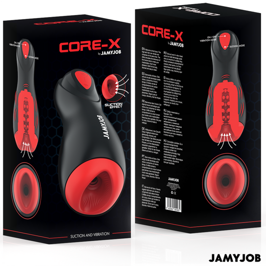 JAMYJOB - MASTURBADOR AUTOMÁTICO CORE-X 5 MODOS ESTIMULANDO ONDAS E VIBRAÇÃO