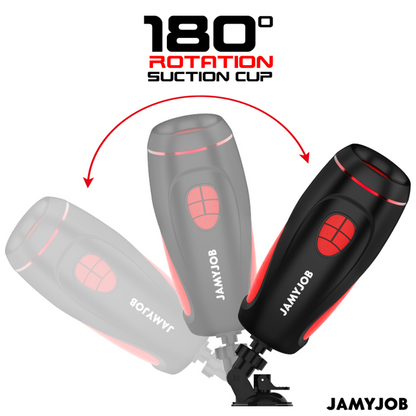 JAMYJOB - PYSTON-BASED AUTOMATIC MASTURBATOR WITH REMOTE CONTROL DILDO