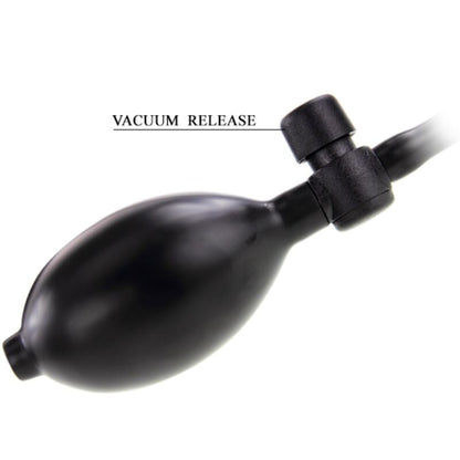 PRETTY LOVE - BLACK INFLATABLE BUTT PLUG