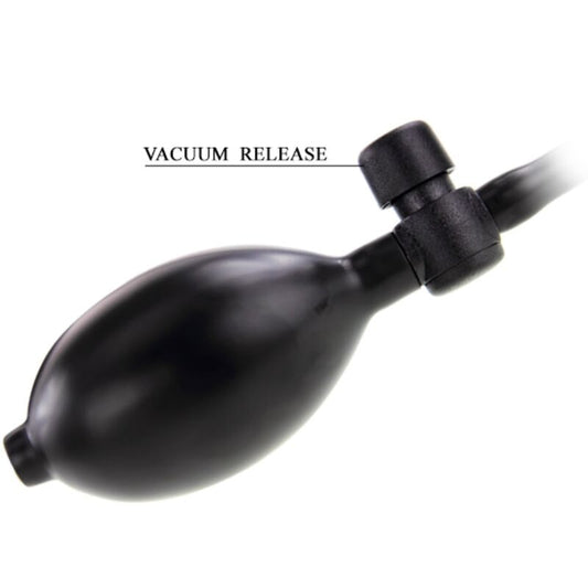 PRETTY LOVE - BLACK INFLATABLE BUTT PLUG