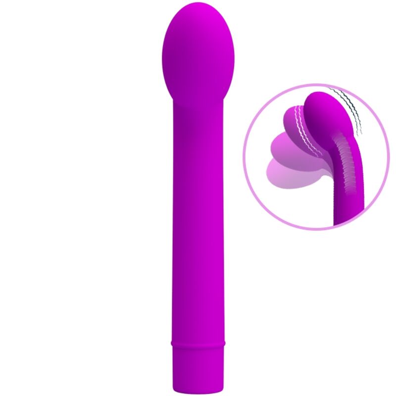 PRETTY LOVE - VIBRADOR PUNTO G LOGAN 10 VIBRACIONES MORADO