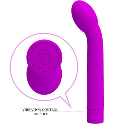 PRETTY LOVE - VIBRADOR PUNTO G LOGAN 10 VIBRACIONES MORADO