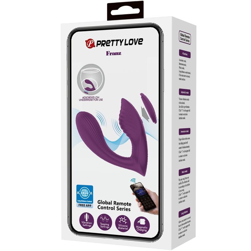 PRETTY LOVE - FRANZ MASAJEADOR Y VIBRADOR APP GRATIS MORADO