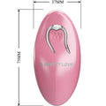 Pretty Love - Cailey Nipple Clamps 10 Vibrations Remote Control Pink