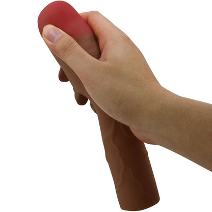 PRETTY LOVE - FUNDA PARA PENE KYLIAN CON EXTENSIÓN DE 7,6 CM MULATO