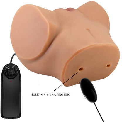 CRAZY BULL - VIBRADOR ASS EMILIA CON CONTROL REMOTO REALISTA DE VAGINA Y ANO