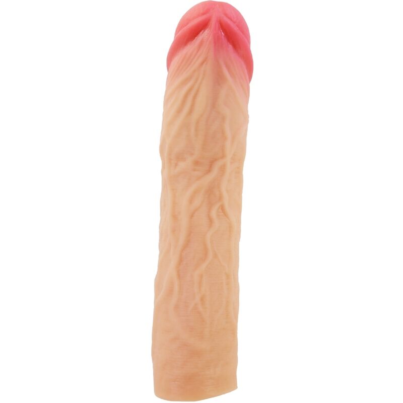PRETTY LOVE - FUNDA PARA EL PENE DEREK CON EXTENSIÓN DE CARNE DE 7,6 CM