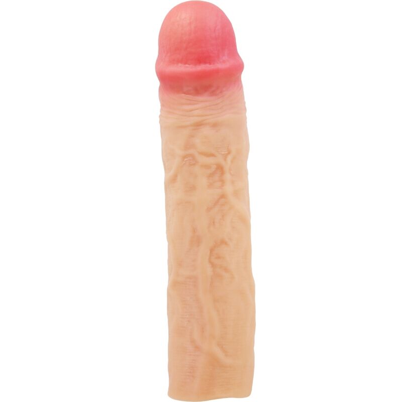 PRETTY LOVE - FUNDA PARA EL PENE DEREK CON EXTENSIÓN DE CARNE DE 7,6 CM