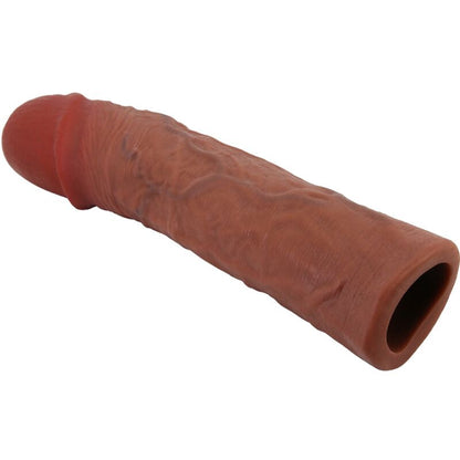 PRETTY LOVE - FUNDA PARA EL PENE DEREK CON EXTENSIÓN DE 7,6 CM MULATO