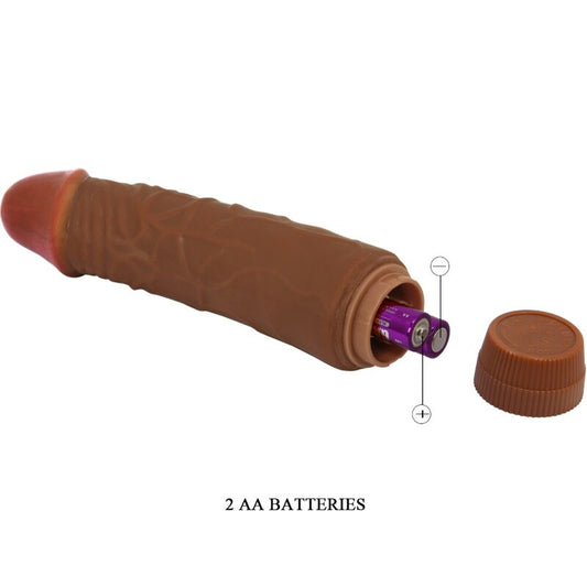 PROM - JEFF REALISTIC VIBRATOR 19.5 CM MULATO