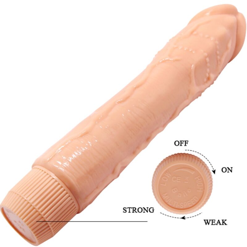 BAILE - REALISTIC DYBBUK VIBRATOR 24 CM FLESH