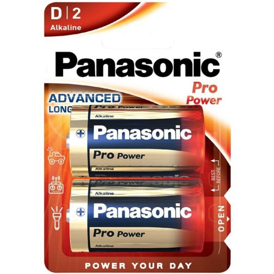 PANASONIC - ALKALINE BATTERY D PRO POWER LR20 BLISTER*2