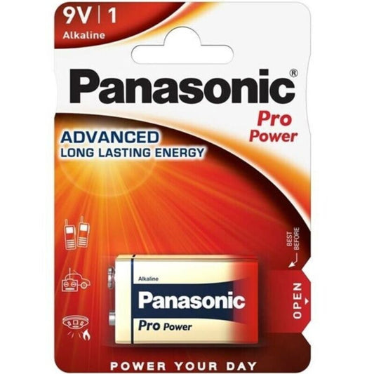 PANASONIC - ALKALINE BATTERY PRO POWER 9V LR61 BLISTER*1
