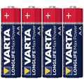 Varta - Pila retráctil Aa Lr6 Alcalina Max Power*4