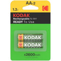 Kodak - Blister De Pilhas Recarregáveis Hr6 Aa 2600Mah*2