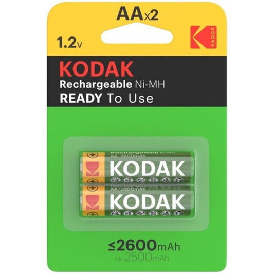 KODAK - HR6 AA 2600mAh Rechargeable Battery Blister Pack*2