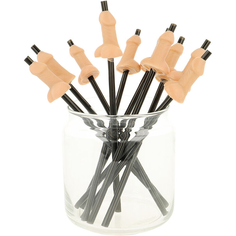 SPICY DIABLO - BAG WITH 10 NATURAL PENIS STRAWS