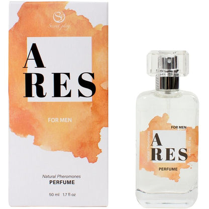 SECRETPLAY - PERFUME NATURAL ARES CON FEROMONAS EN VAPORIZADOR PARA HOMBRE 50 ML