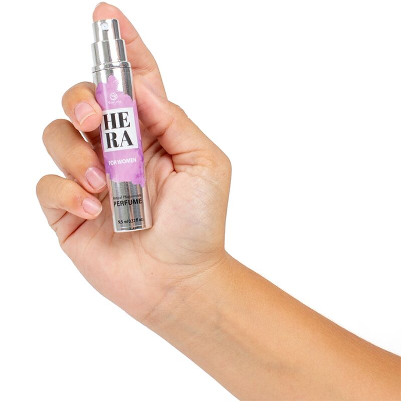 SECRETPLAY - PERFUME NATURAL HERA CON FEROMONAS EN TAMAÑO DE VIAJE PARA MUJER 10 ML
