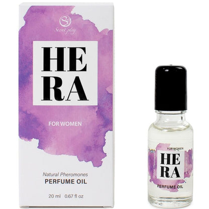 SECRETPLAY - HERA PERFUME NATURAL CON FEROMONAS EN ACEITE PARA MUJER 20 ML