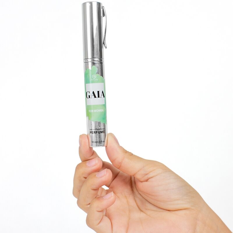 SECRETPLAY - GAIA PERFUME NATURAL CON FEROMONAS TAMAÑO DE VIAJE PARA MUJER 10 ML