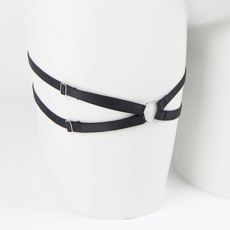 SUBBLIME - 955205 CONJUNTO DE SUJETADOR DE ENCAJE NEGRO AJUSTABLE L/XL