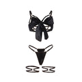 Subblime - 955205 Conjunto De Sutiã Com Laço Preto Ajustável L/Xl
