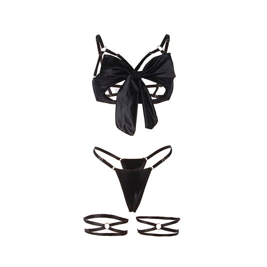 SUBBLIME - 955205 CONJUNTO DE SUTIÃ COM LAÇO PRETO AJUSTÁVEL L/XL