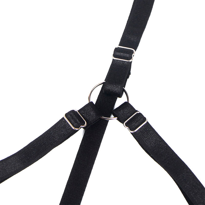 SUBBLIME - 955205 CONJUNTO DE SUJETADOR DE ENCAJE NEGRO AJUSTABLE L/XL