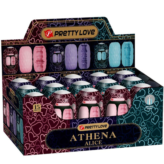 PRETTY LOVE - PAQUETE ATHENA ALICE 15 MASTURBADORES MASCULINOS VARIOS