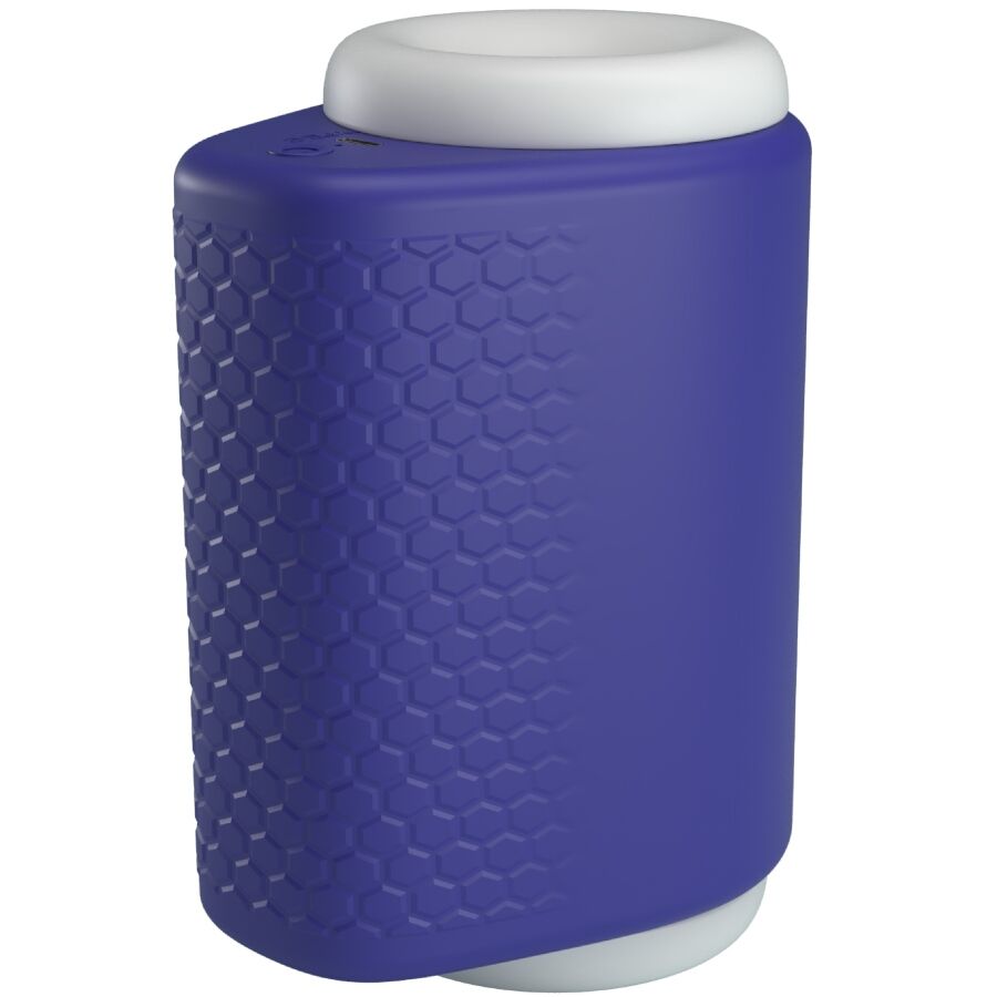 PRETTY LOVE - DJ LADY MALE VIBRATING MASTURBATOR 5 SETTINGS PURPLE