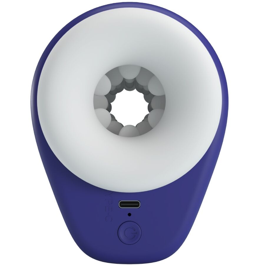 PRETTY LOVE - DJ LADY MALE VIBRATING MASTURBATOR 5 SETTINGS PURPLE