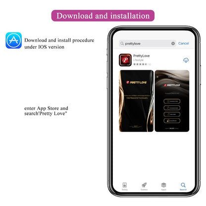 PRETTY LOVE - VIBRADOR LEVIATHAN PÚRPURA CONTROLADO POR APP