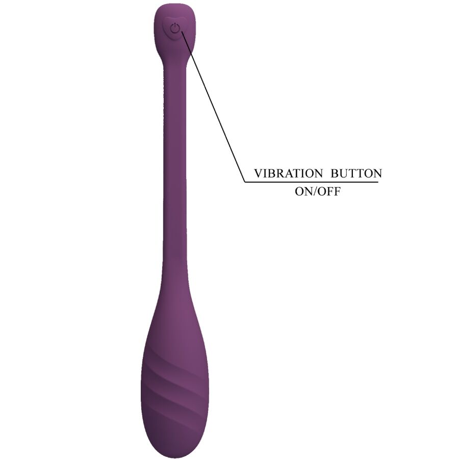 PRETTY LOVE - VIBRADOR LEVIATHAN PÚRPURA CONTROLADO POR APP