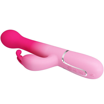 PRETTY LOVE - DEJON 3-IN-1 MULTIFUNCTIONAL RABBIT VIBRATOR PINK