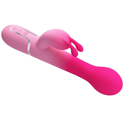 PRETTY LOVE - DEJON 3-IN-1 MULTIFUNCTIONAL RABBIT VIBRATOR PINK