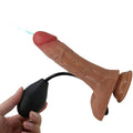 Pretty Love - Bragas universales con dildo vibrador y eyaculador 15,5 cm Mulato