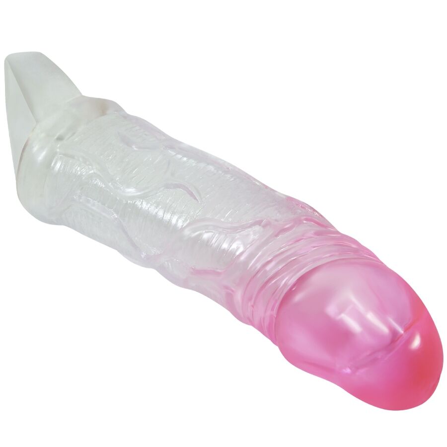 PRETTY LOVE - FUNDA REALISTA PARA ALARGAR EL PENE ROSA ODES DE 2 CM