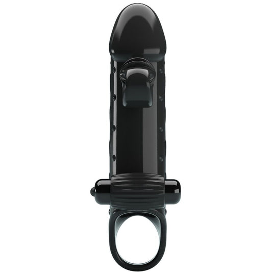 ROMANCE - FUNDA VIBRADORA PARA EL PENE NEGRA