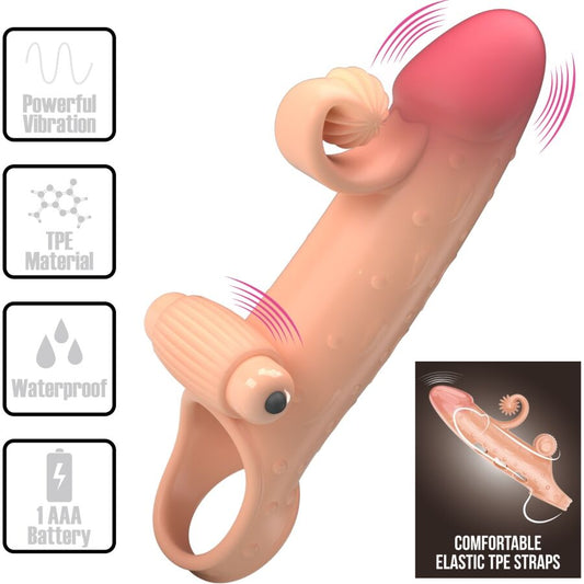 ROMANCE - FUNDA VIBRADORA PARA PENE NATURAL