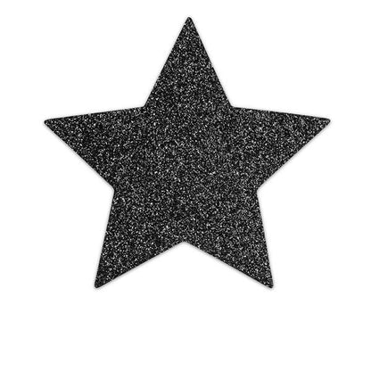 BIJOUX - PINZAS PARA PEZONES INDISCRETS BLACK STAR FLASH